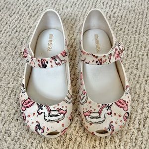 Mini Melissa Mary Jane Flats size 9